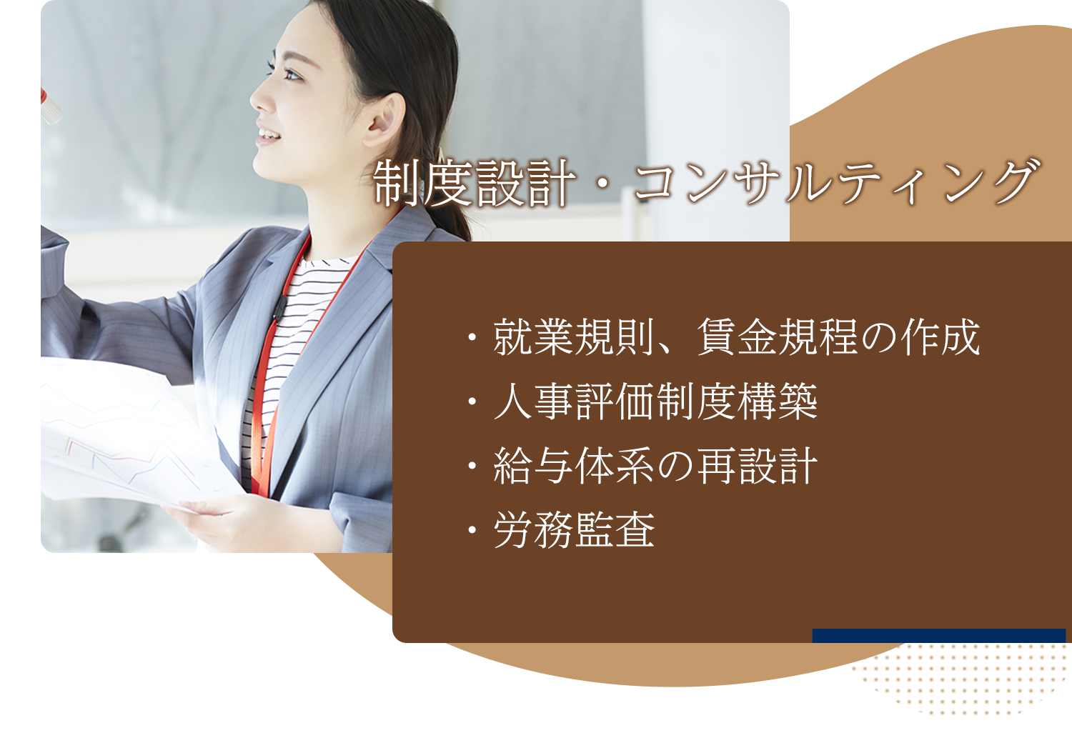 制度設計・コンサルティング 制度設計・コンサルティング